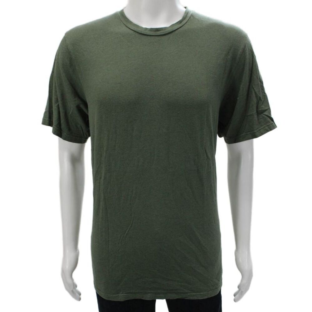 Goodlife Mens Basic Green Cotton Crew Neck Short Sleeve T-Shirt Size 2XL